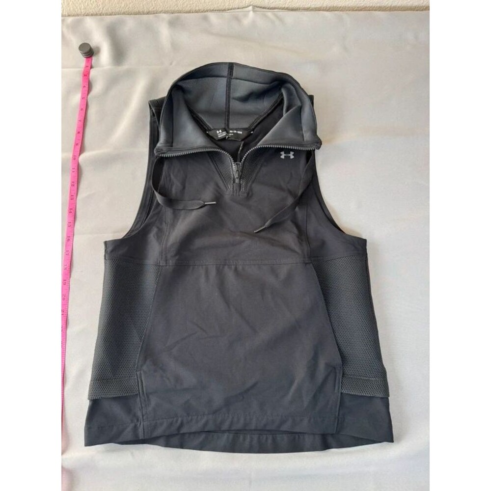 Under Armour Women’s Funnel Neck Pullover Vest Black XS Running1303916